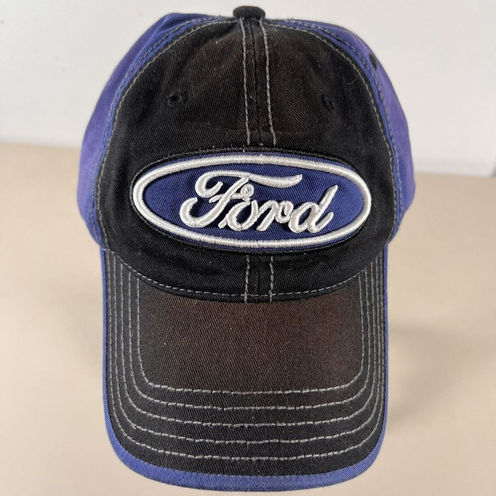 Ford‎ Black Blue Logo Officially Licensed Snapback Trucker Hat Cap
